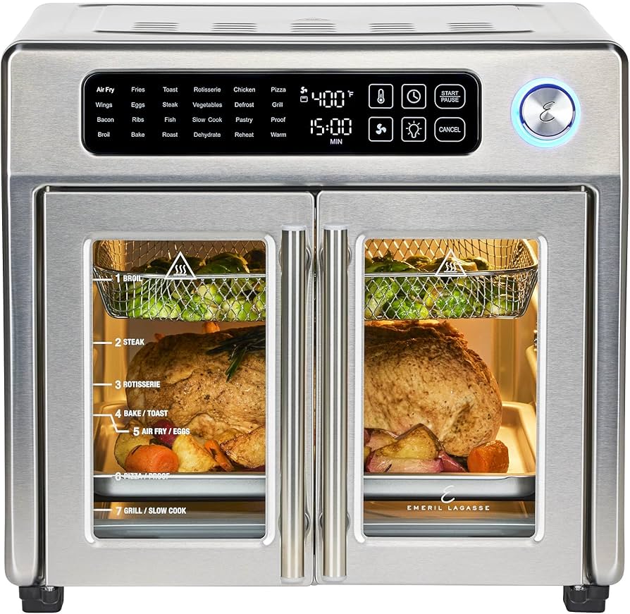 Emeril Lagasse air fryer with french doors